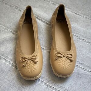 Frye and Co. Willow Tan Espadrille Ballet Flats